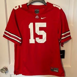 Nike youth OSU red & white jersey, polyester, size XXL.  NWT $55
